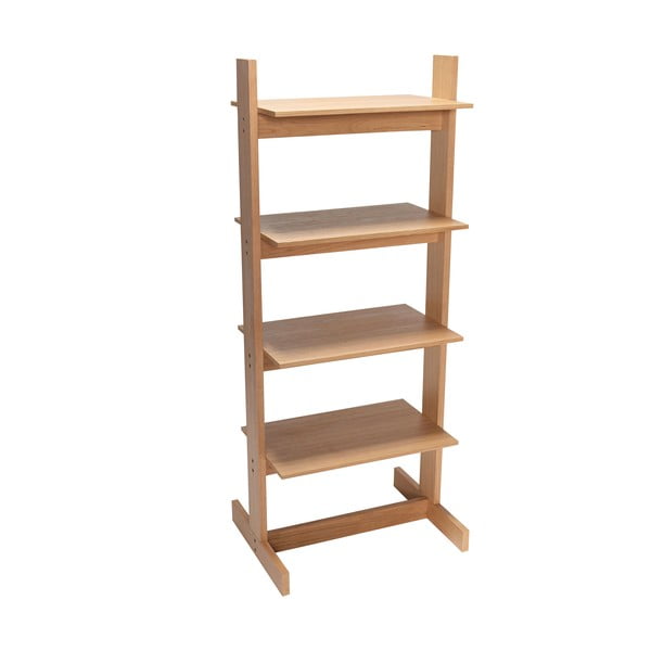 Etajeră în culoare naturală cu aspect de lemn de stejar 59x142 cm Forma – Hübsch-image-2