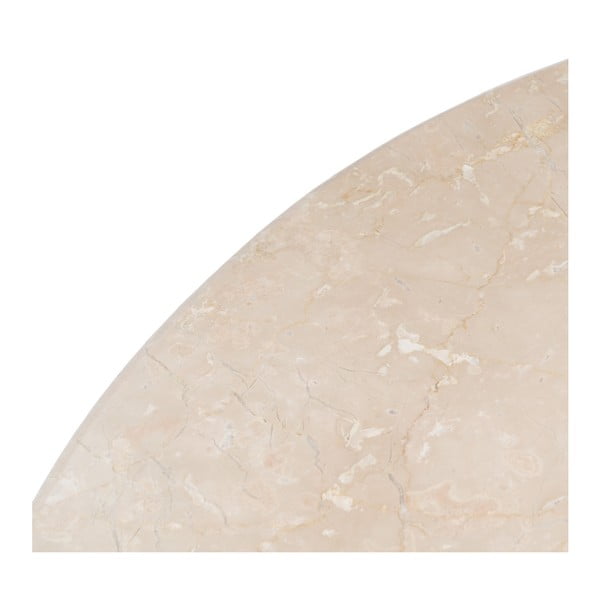 Masă de dining rotundă cu blat din marmură ø 120 cm – Ixia-image-3