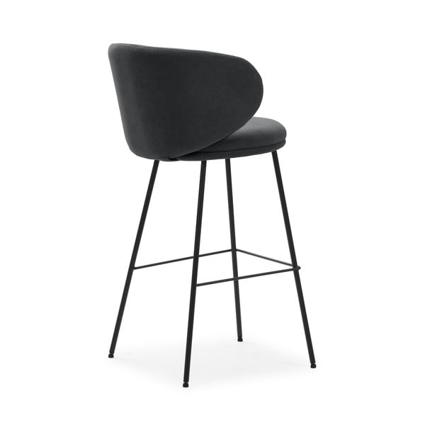 Scaune de bar gri-închis 2 buc. (înălțime șezut 65 cm) Rush – Marckeric-image-4