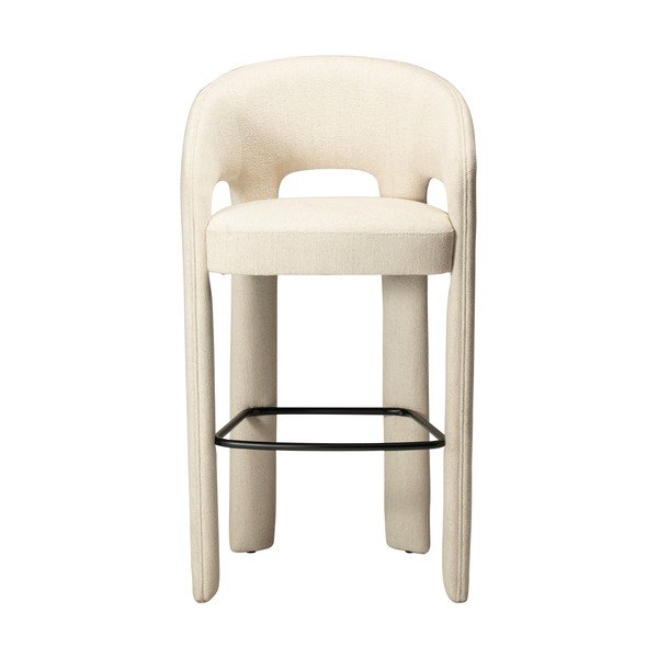 Scaun de bar bej (înălțime șezut 77 cm) Splendor – DAN-FORM Denmark-image-2