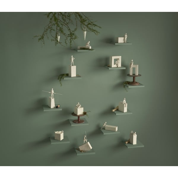 Decorațiune suspendată din ceramică Kähler Design Cone, înălțime 14,5 cm, alb-image-4