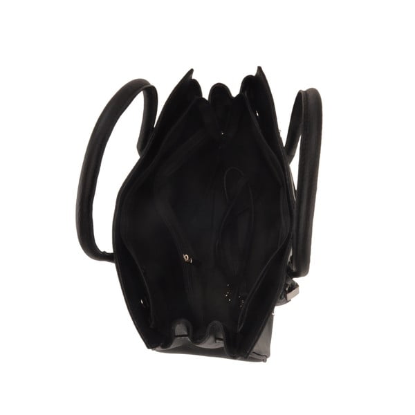 Poșetă din piele Florence Bags Gallina, negru-image-2