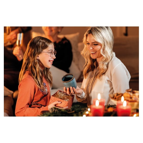 Cană din gresie ceramică Villeroy & Boch Like Lave, 400 ml, turcoaz - maro-image-3