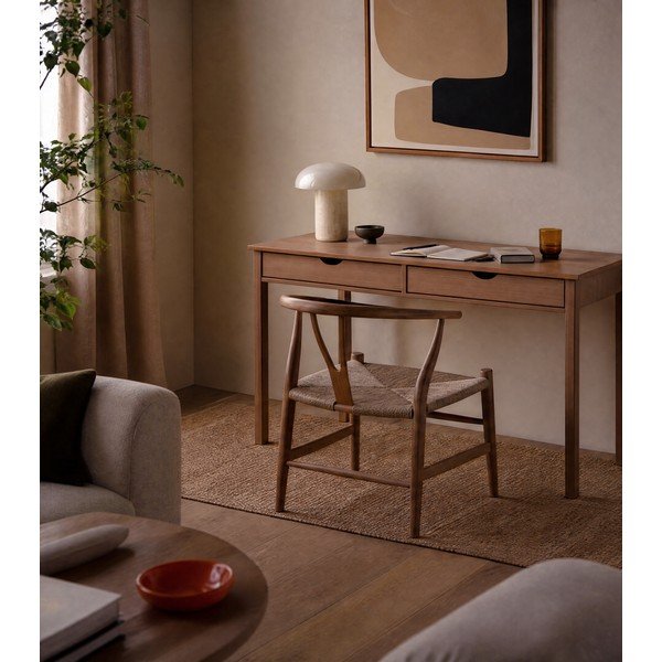 Birou din lemn de pin Støraa Gava, lungime 140 cm-image-1