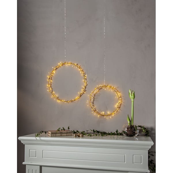 Decorațiune luminoasă galbenă ø 28 cm  de  Crăciun Winny – Star Trading-image-3