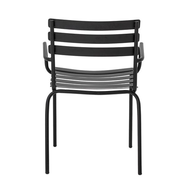 Scaun de grădină negru din metal Monsi – Bloomingville-image-4