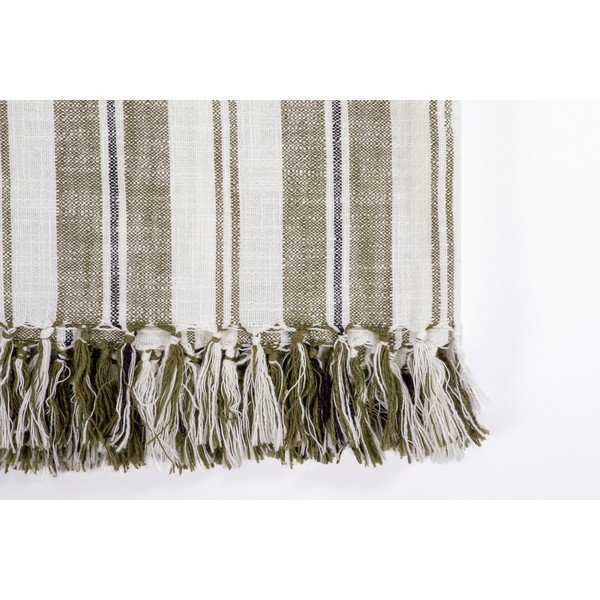 Pătură verde din bumbac 150x200 cm Indira – Tiseco Home Studio-image-1