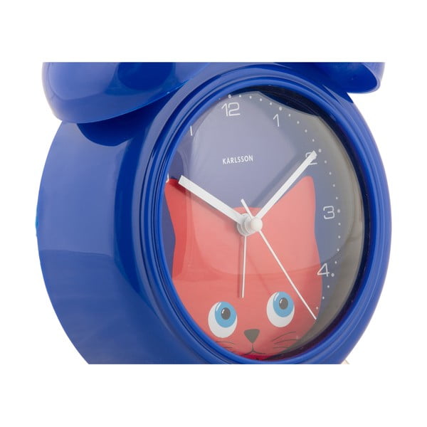 Ceas deșteptător pentru copii ø 15 cm Peekaboo Cat – Karlsson-image-3