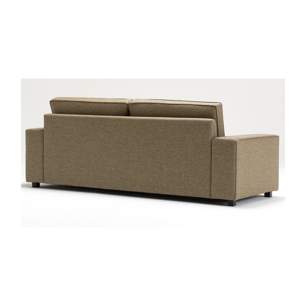 Canapea cu 3 locuri Balcab Home Doty, maro-image-4
