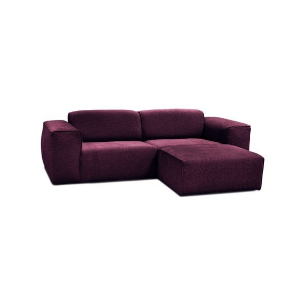 Canapea cu 3 locuri și puf Cosmopolitan Phoenix, mov-image-1