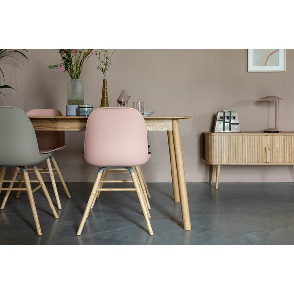 Scaune de dining roz-deschis 2 buc. Albert – Zuiver-image-2