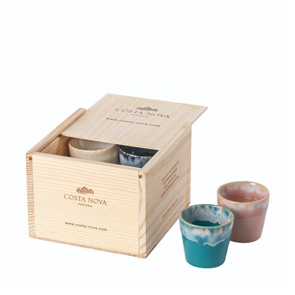 Cești 8 buc. pentru espresso din gresie ceramică 90 ml Grespresso – Costa Nova
