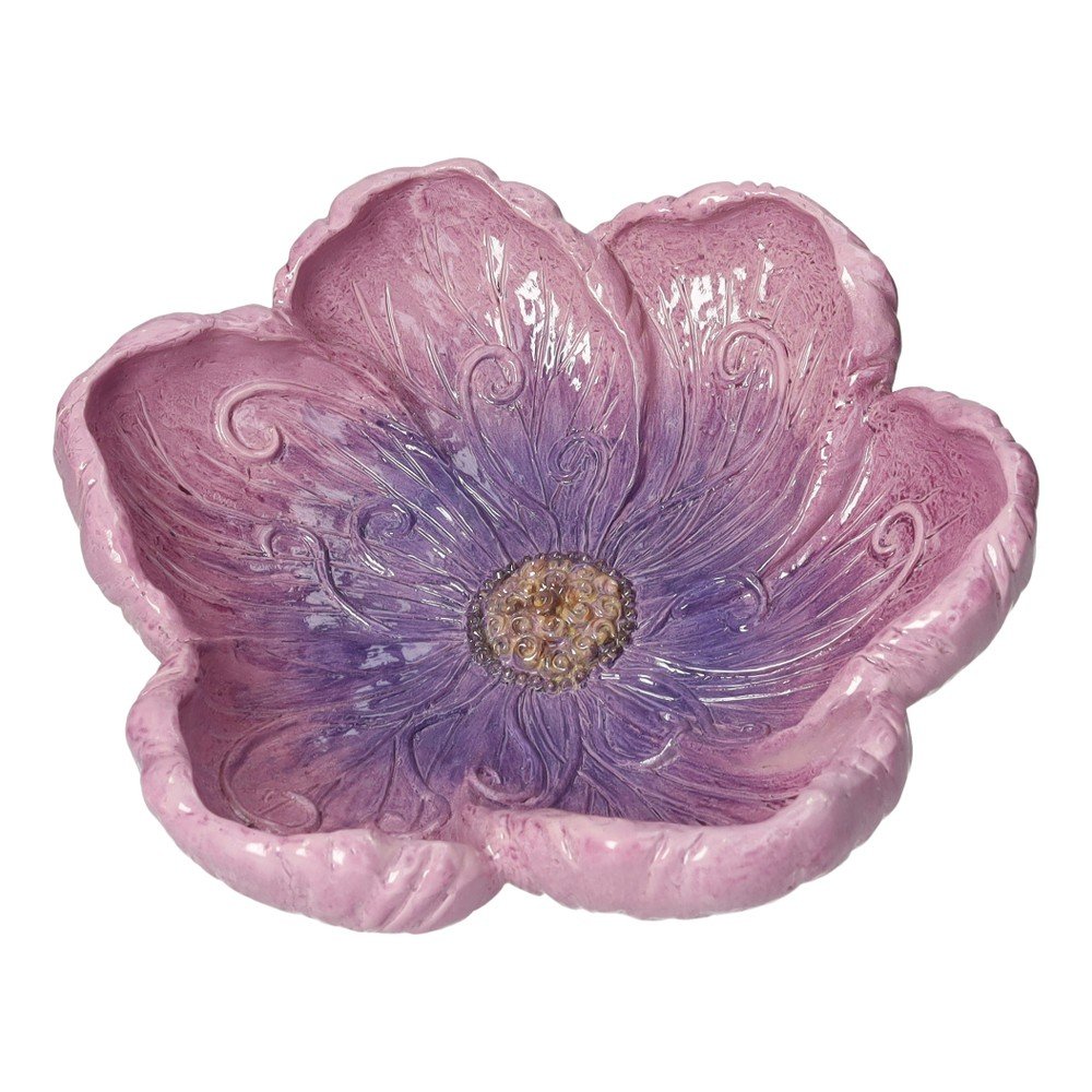 Tavă decorativă din polirășină ø 26 cm Flora – Brandani