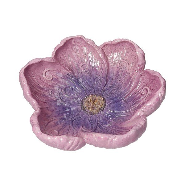 Tavă decorativă din polirășină ø 26 cm Flora – Brandani