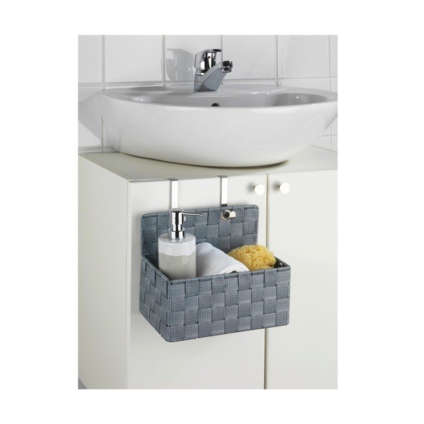 Organizator pentru baie Wenko Adria, gri-image-3