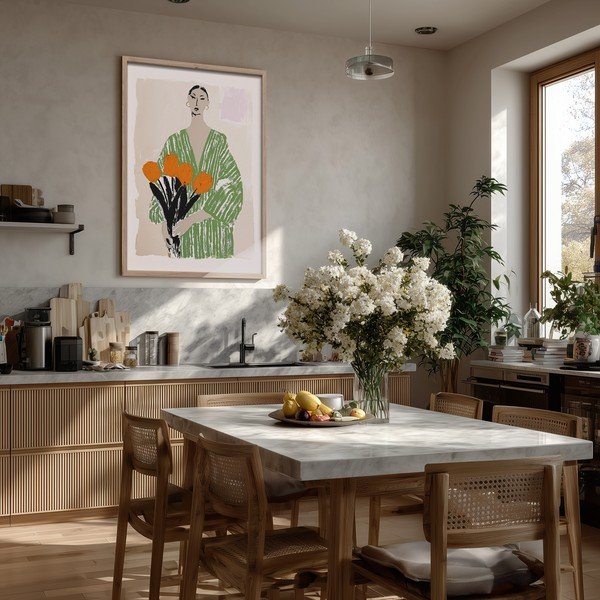 Tablou cu ramă imprimat 50x70 cm Stella – Styler-image-1