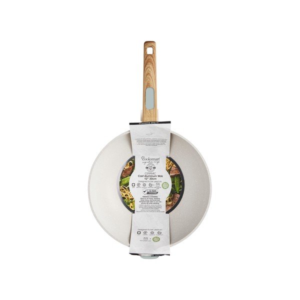 Tigaie tip wok cu suprafață ceramică ø 30 cm Signature Range – Cooksmart ®-image-3
