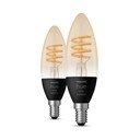 Becuri smart cu filament E14, 2 buc. 5 W White ambiance – Philips Hue