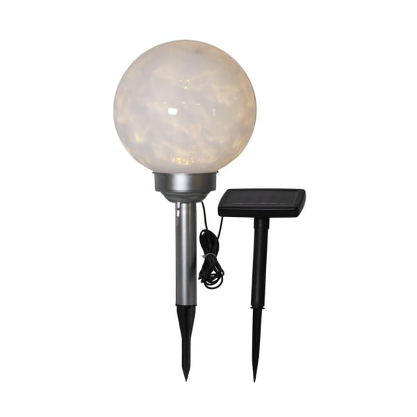 Lampadar solar LED pentru exterior Star Trading Luna, ø 20 cm