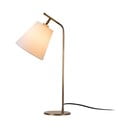 Veioză albă/bronz cu abajur textil (înălțime 67 cm) Salihini – Opviq lights