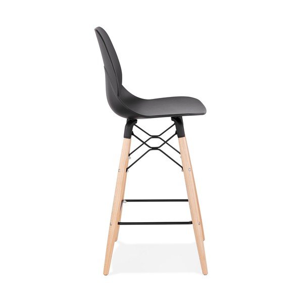 Scaun de bar Kokoon Marcel Mini, înălțime 68 cm, negru-image-2