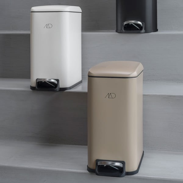 Coș de gunoi bej cu pedală din metal 5 l Wendy – Mette Ditmer Denmark-image-3