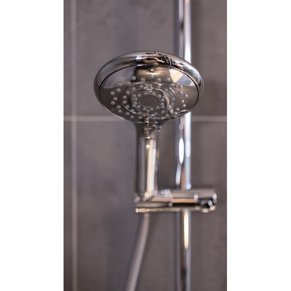Pară de duș economică Wenko Automatic, ø 11 cm, cromat-image-1