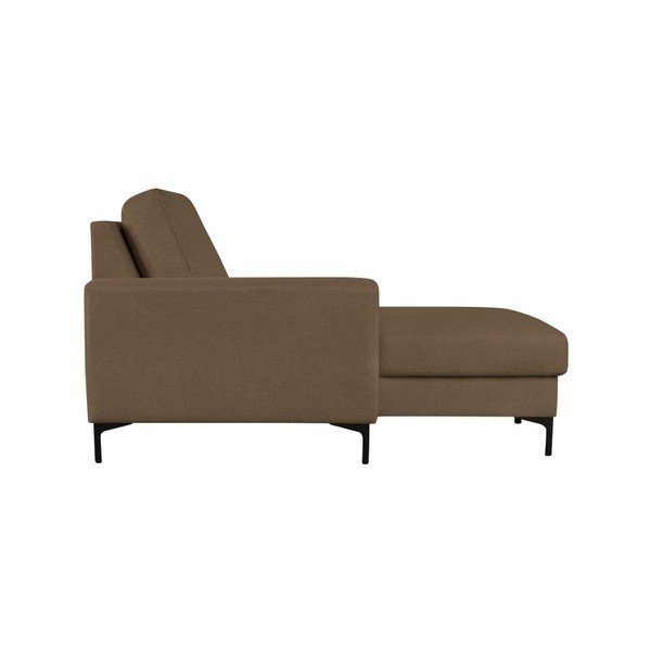 Șezlong Cosmopolitan design Atlanta, pe partea stângă, maro deschis-image-1