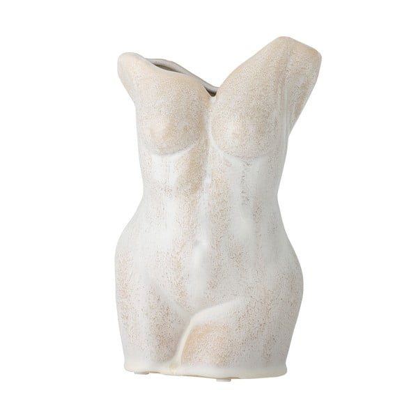 Vază crem din gresie Athena – Bloomingville-image-4