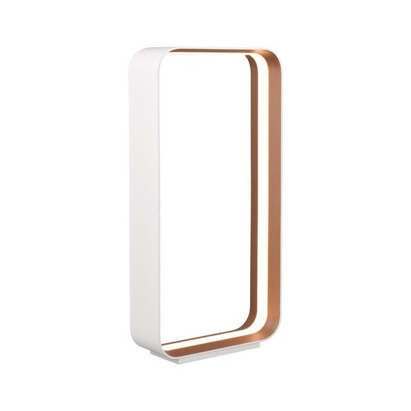 Veioză albă LED cu control vocal/cu control prin aplicații mobile cu abajur din metal (înălțime 61 cm) Cizione – CINQUE-image-2