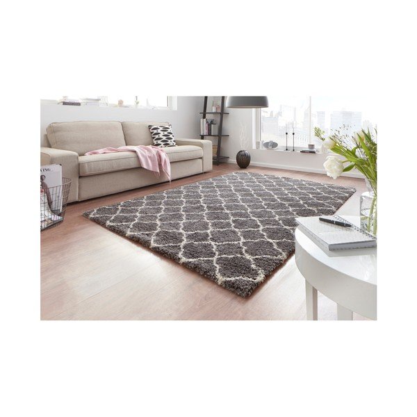 Covor Mint Rugs Luna, 80 x 150 cm, gri închis-image-3