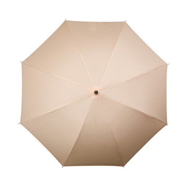 Umbrelă anti-vânt cu mâner din lemn Ambiance Navy, ⌀ 102 cm, bej-image-1