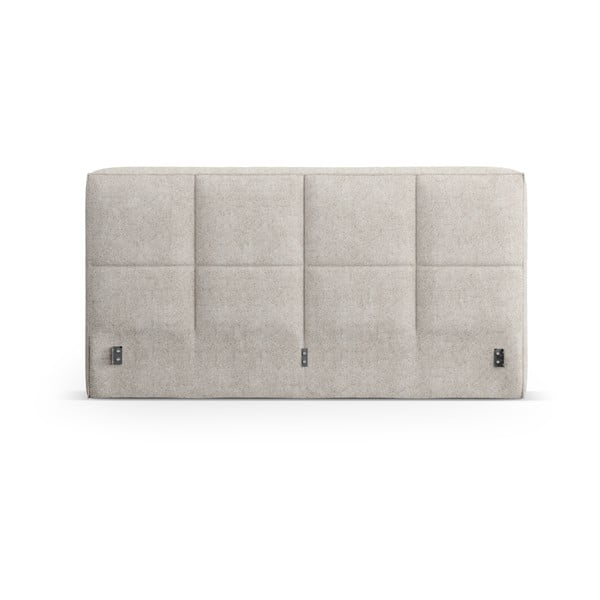 Tăblie de pat bej tapițată 189x100 cm Darren – Micadoni -image-2