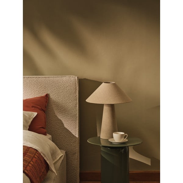 Tăblie de pat crem tapițată 249x100 cm Olivia – Micadoni -image-2