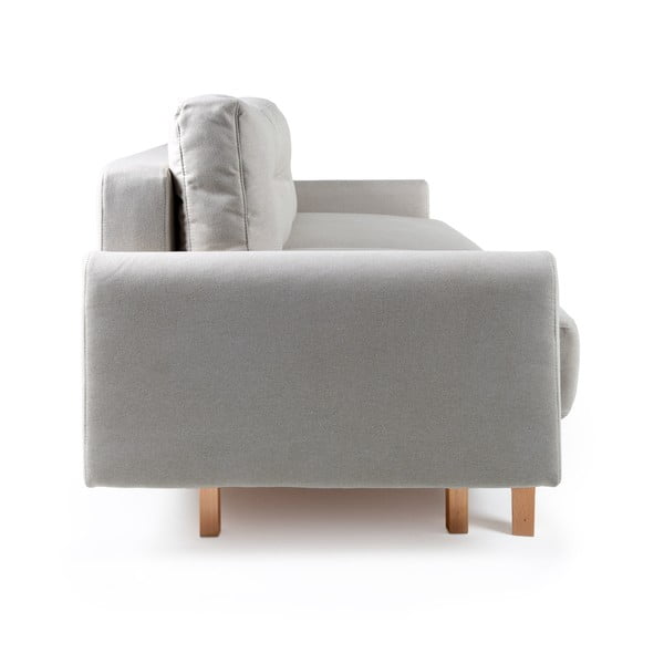 Canapea extensibilă Bonami Selection Pop, gri deschis-image-3