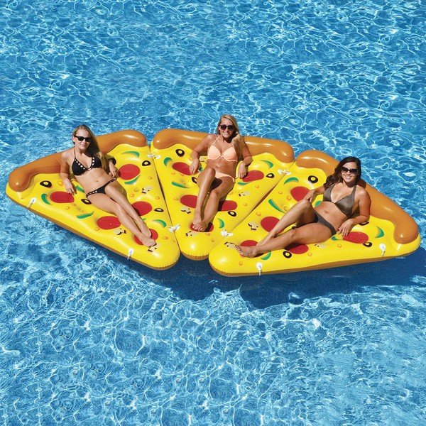 Saltea gonflabilă plajă InnovaGoods Pizza-image-3