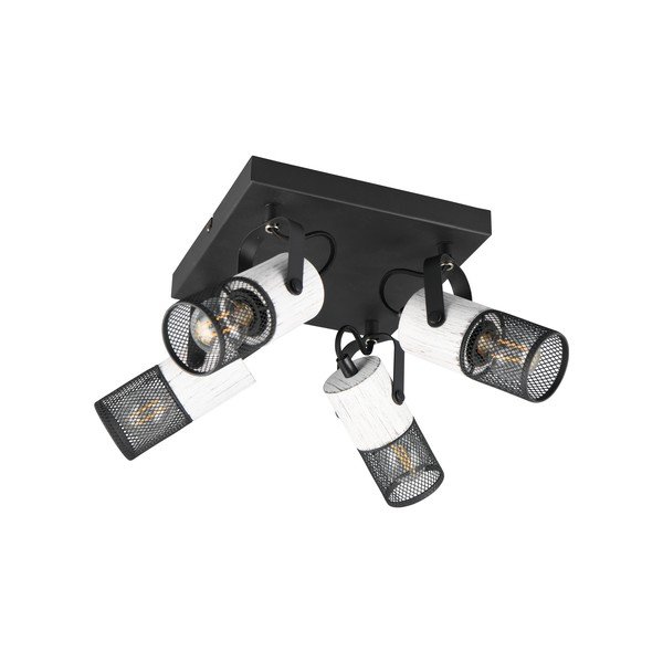 Spot negru-alb ø 9 cm Tosh – Trio-image-1