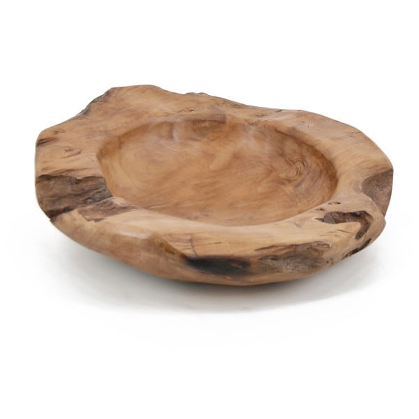 Bol din lemn de tec Moycor Erosi, ⌀ 40 cm