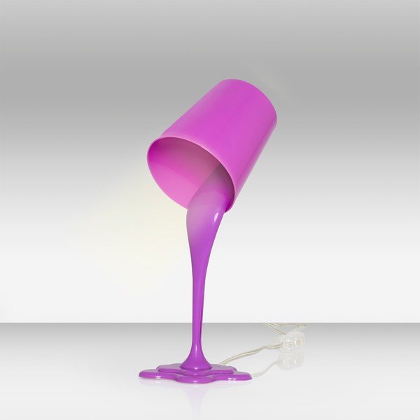 Veioză Homemania Decor Ximena, mov-image-1