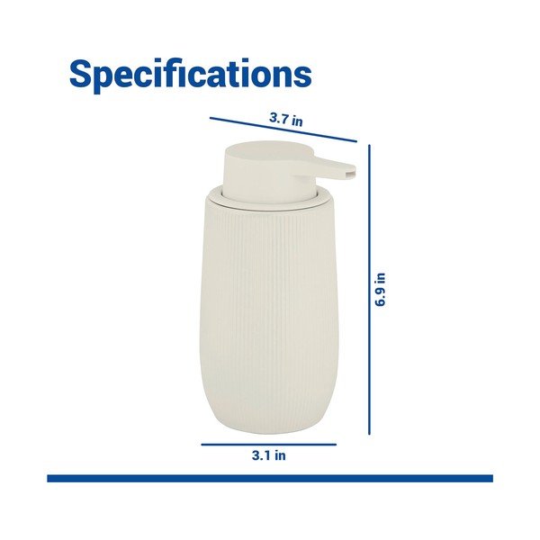 Dozator de săpun lichid crem din plastic 400 ml Fablo – Wenko-image-4