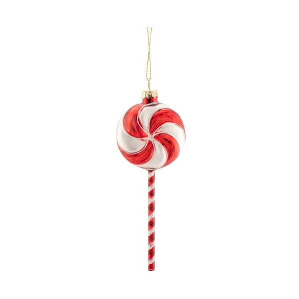 Ornament de Crăciun din sticlă 2,5 cm Christmas Lollipop – Sass & Belle