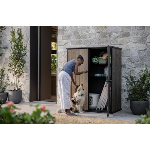 Dulap de grădină maro din plastic – Keter-image-3
