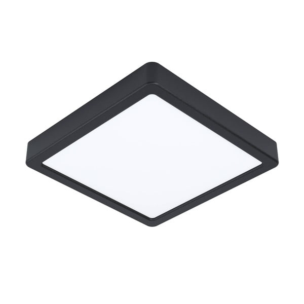 Plafonieră neagră LED 21x21 cm FUEVA 5 – EGLO