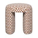 Scaun tip taburet portocaliu tapițat Charlie – WOOOD