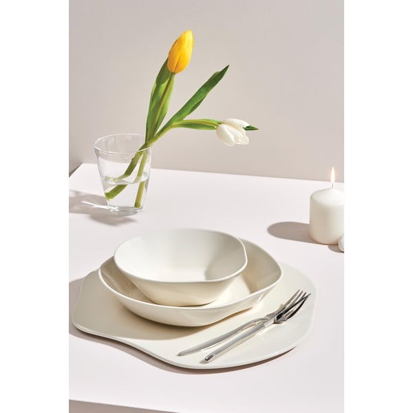 Set 2 farfurii Kütahya Porselen Basic, ø 24 cm, alb-image-1