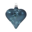 Set 3 decorațiuni de Crăciun din sticlă Ego Dekor Heart, albastru