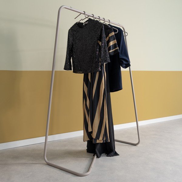 Suport pentru haine taupe din oțel 118x160x57 cm Hang-On – Spinder Design-image-1