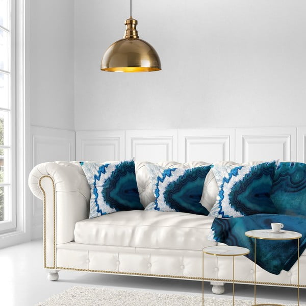 Lustră aurie cu abajur din metal ø 40 cm Vamp – Opviq lights-image-3