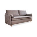 Canapea maro deschis extensibilă 207 cm Simon – Miuform