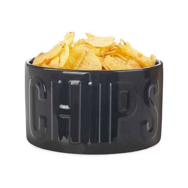 Bol mic negru pentru servire din ceramică 1 l Chips – Balvi-image-3